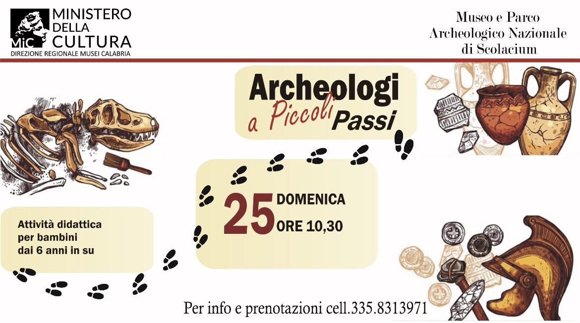 'Archeologi a piccoli passi' a Scolacium